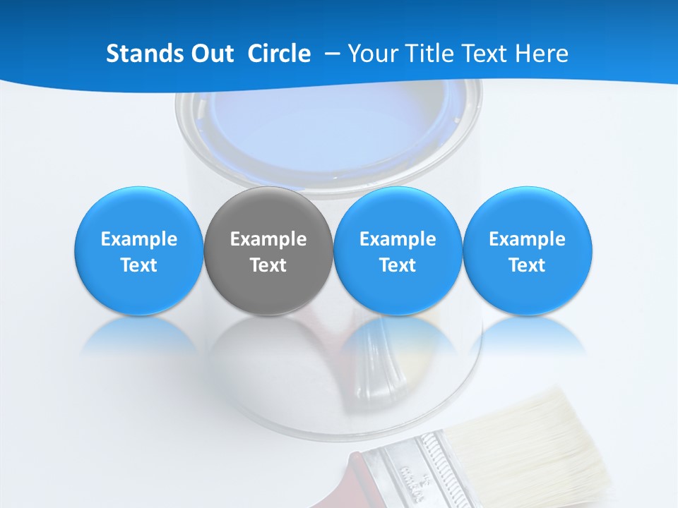 Design Blue Remolding PowerPoint Template