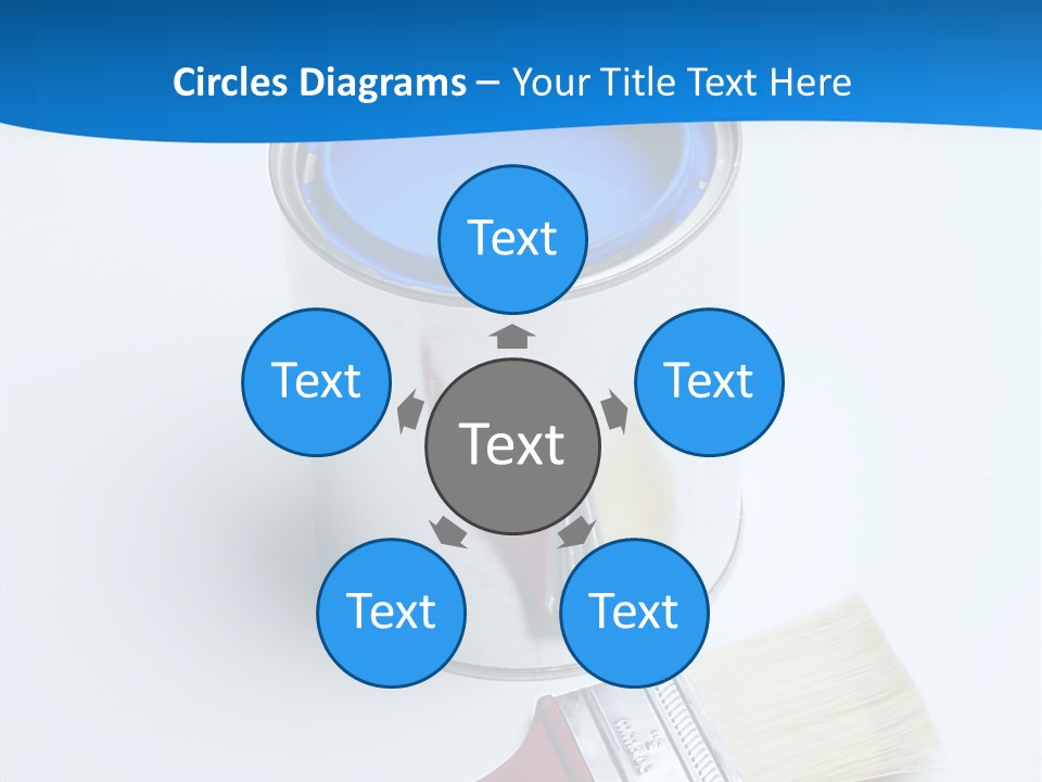 Design Blue Remolding PowerPoint Template