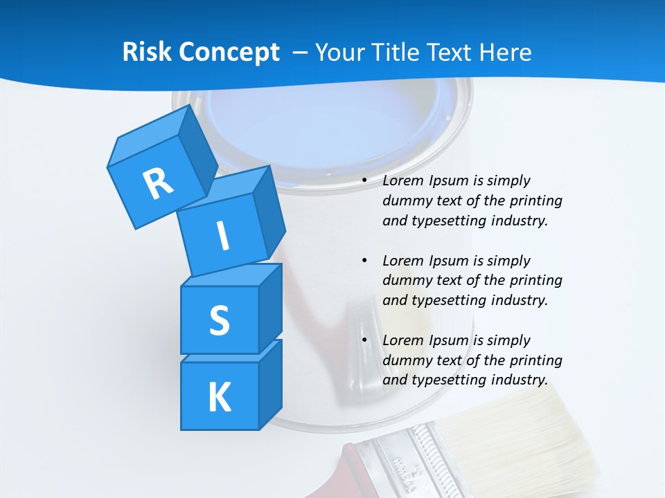 Design Blue Remolding PowerPoint Template