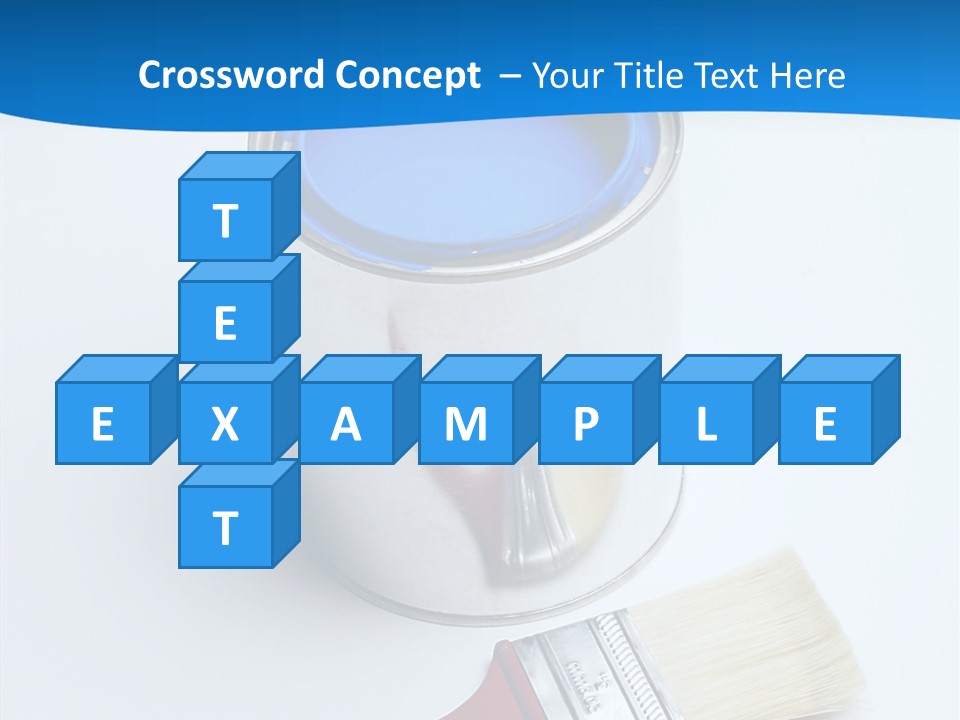 Design Blue Remolding PowerPoint Template