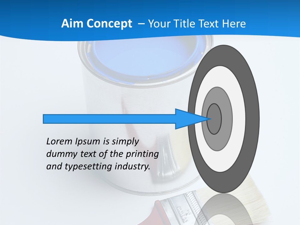 Design Blue Remolding PowerPoint Template