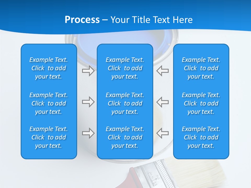 Design Blue Remolding PowerPoint Template