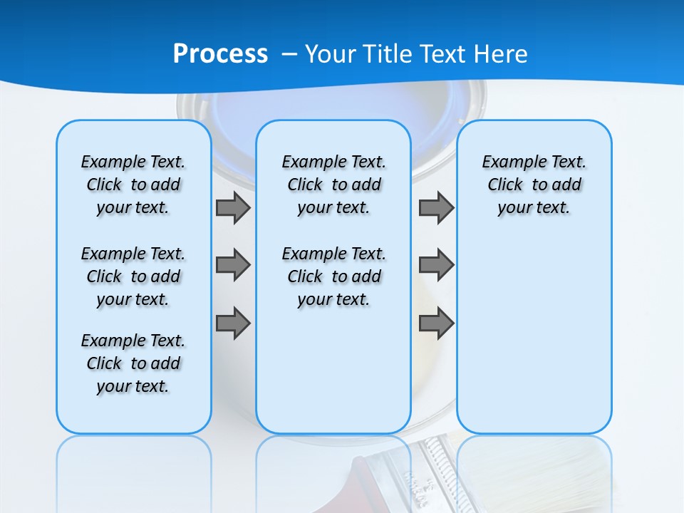 Design Blue Remolding PowerPoint Template