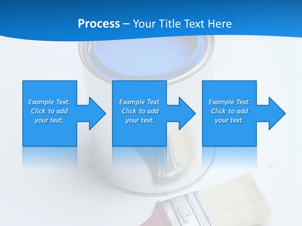 Design Blue Remolding PowerPoint Template