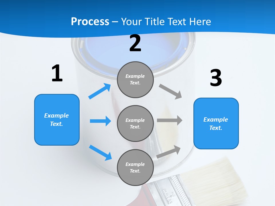 Design Blue Remolding PowerPoint Template