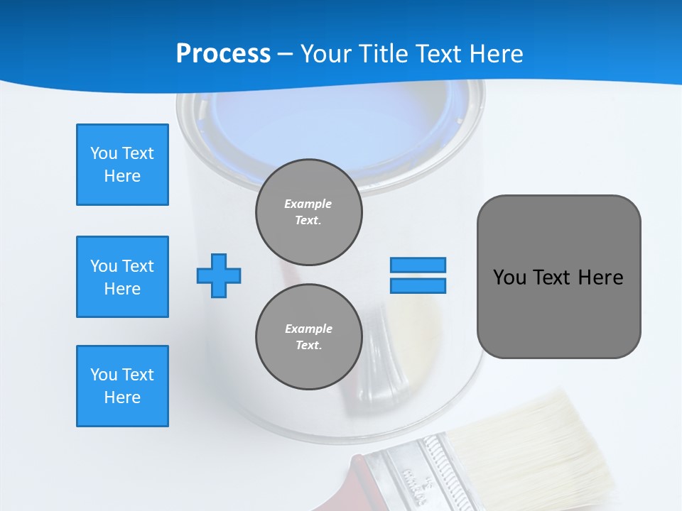 Design Blue Remolding PowerPoint Template