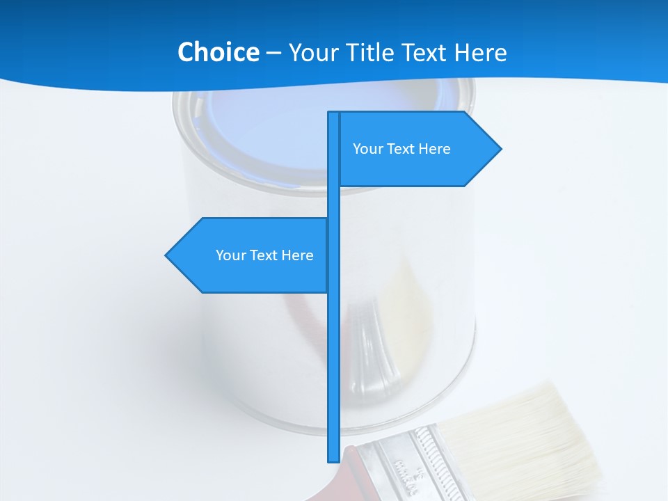 Design Blue Remolding PowerPoint Template