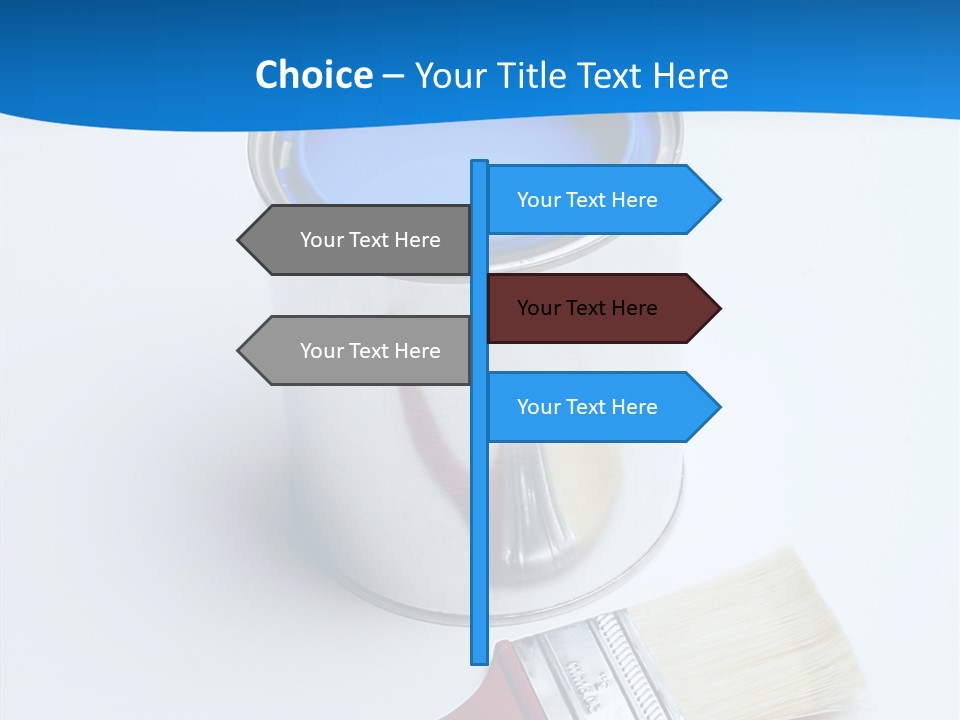 Design Blue Remolding PowerPoint Template
