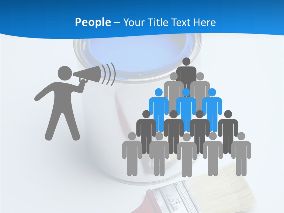 Design Blue Remolding PowerPoint Template