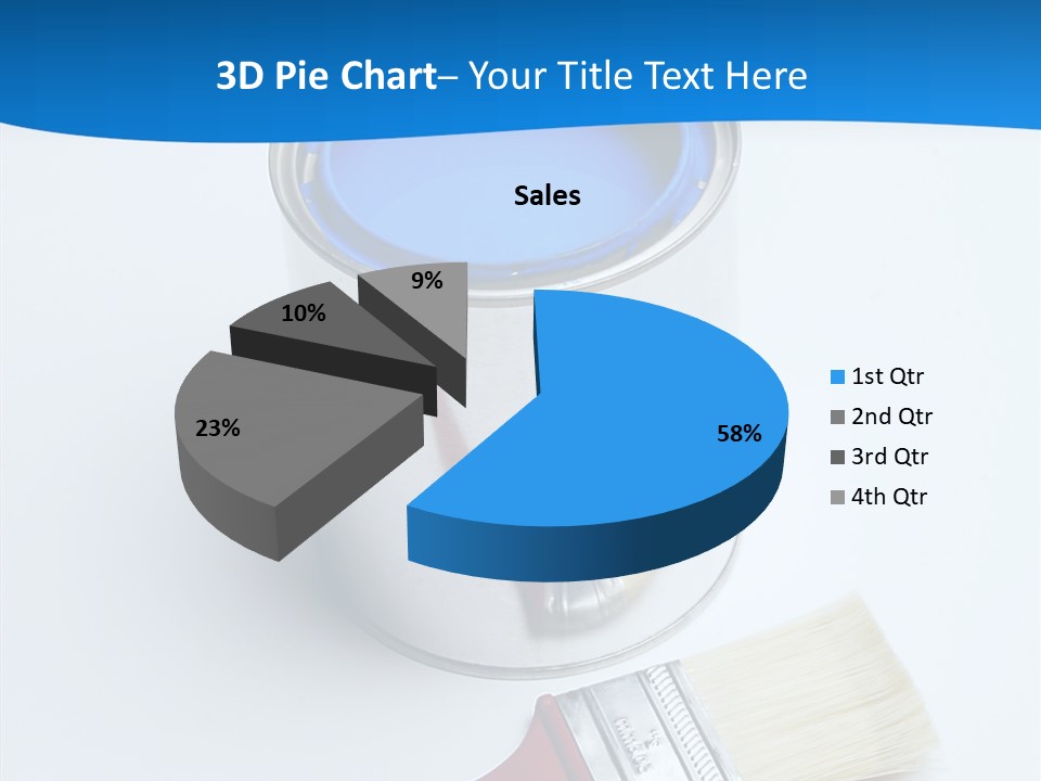 Design Blue Remolding PowerPoint Template