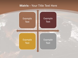 Chocolate Counter Flour PowerPoint Template