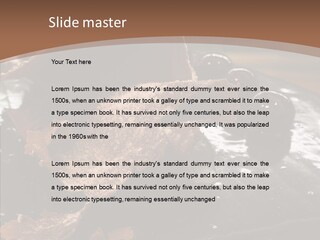 Chocolate Counter Flour PowerPoint Template