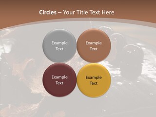 Chocolate Counter Flour PowerPoint Template