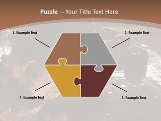 Chocolate Counter Flour PowerPoint Template