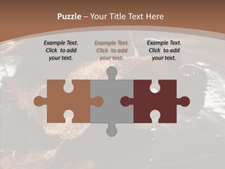 Chocolate Counter Flour PowerPoint Template