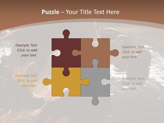 Chocolate Counter Flour PowerPoint Template