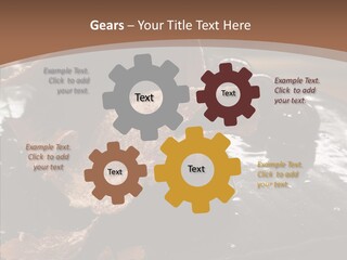 Chocolate Counter Flour PowerPoint Template
