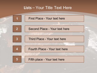 Chocolate Counter Flour PowerPoint Template