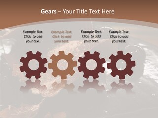 Chocolate Counter Flour PowerPoint Template