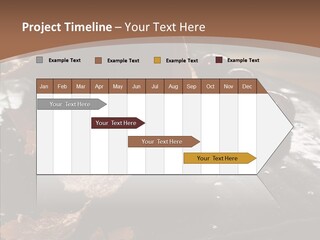 Chocolate Counter Flour PowerPoint Template