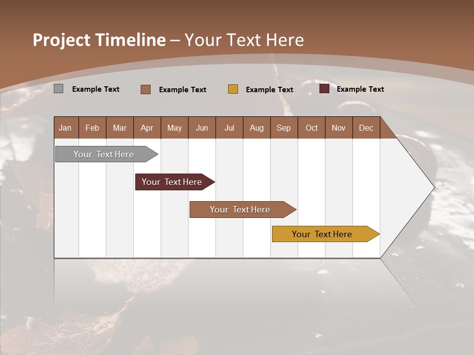 Chocolate Counter Flour PowerPoint Template