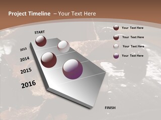 Chocolate Counter Flour PowerPoint Template