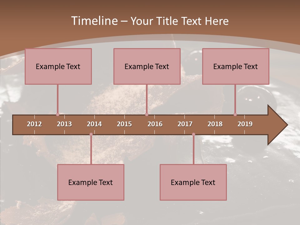 Chocolate Counter Flour PowerPoint Template