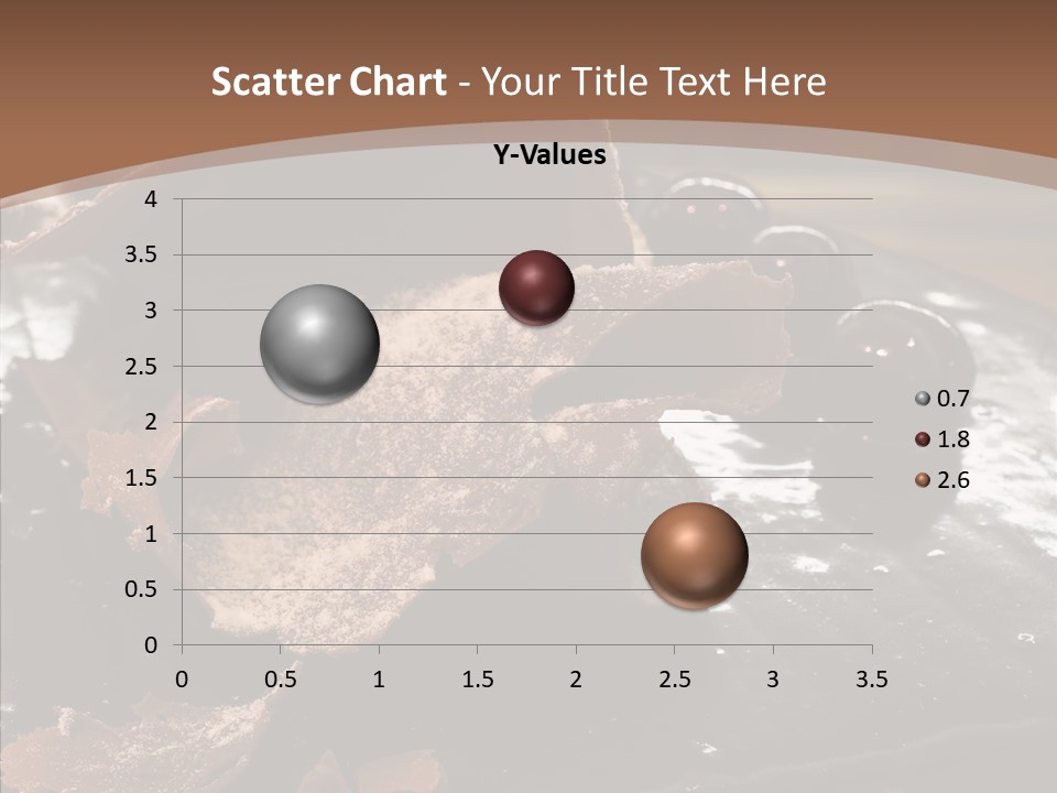 Chocolate Counter Flour PowerPoint Template