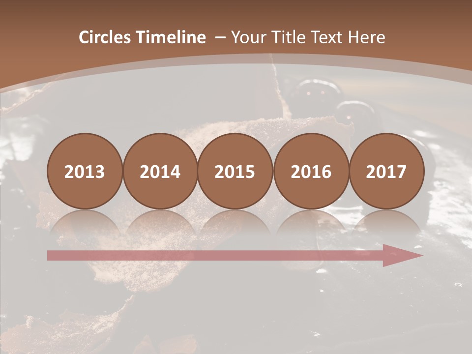 Chocolate Counter Flour PowerPoint Template