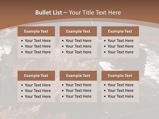 Chocolate Counter Flour PowerPoint Template