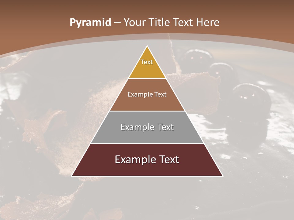 Chocolate Counter Flour PowerPoint Template