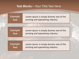 Chocolate Counter Flour PowerPoint Template