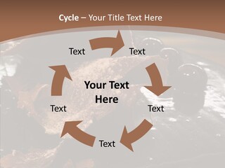 Chocolate Counter Flour PowerPoint Template