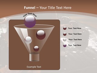 Chocolate Counter Flour PowerPoint Template