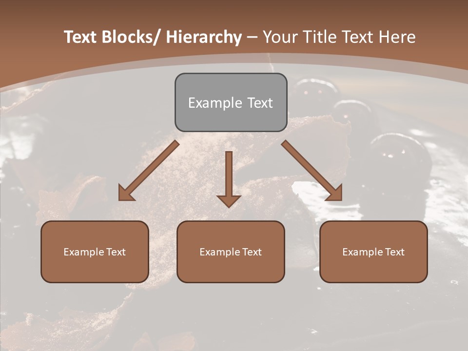 Chocolate Counter Flour PowerPoint Template