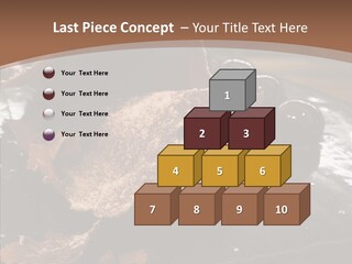 Chocolate Counter Flour PowerPoint Template