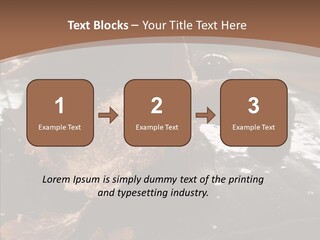 Chocolate Counter Flour PowerPoint Template