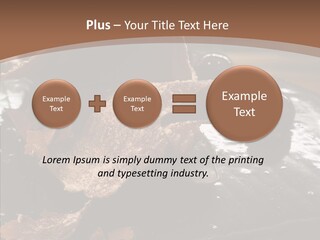 Chocolate Counter Flour PowerPoint Template