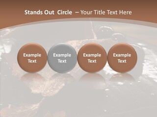 Chocolate Counter Flour PowerPoint Template