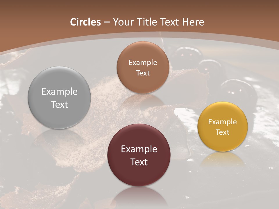 Chocolate Counter Flour PowerPoint Template