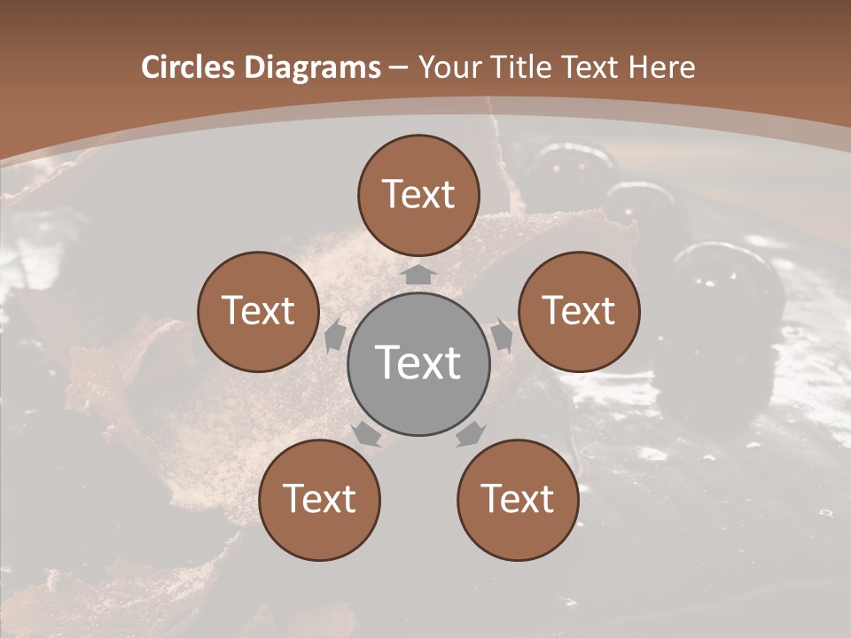 Chocolate Counter Flour PowerPoint Template