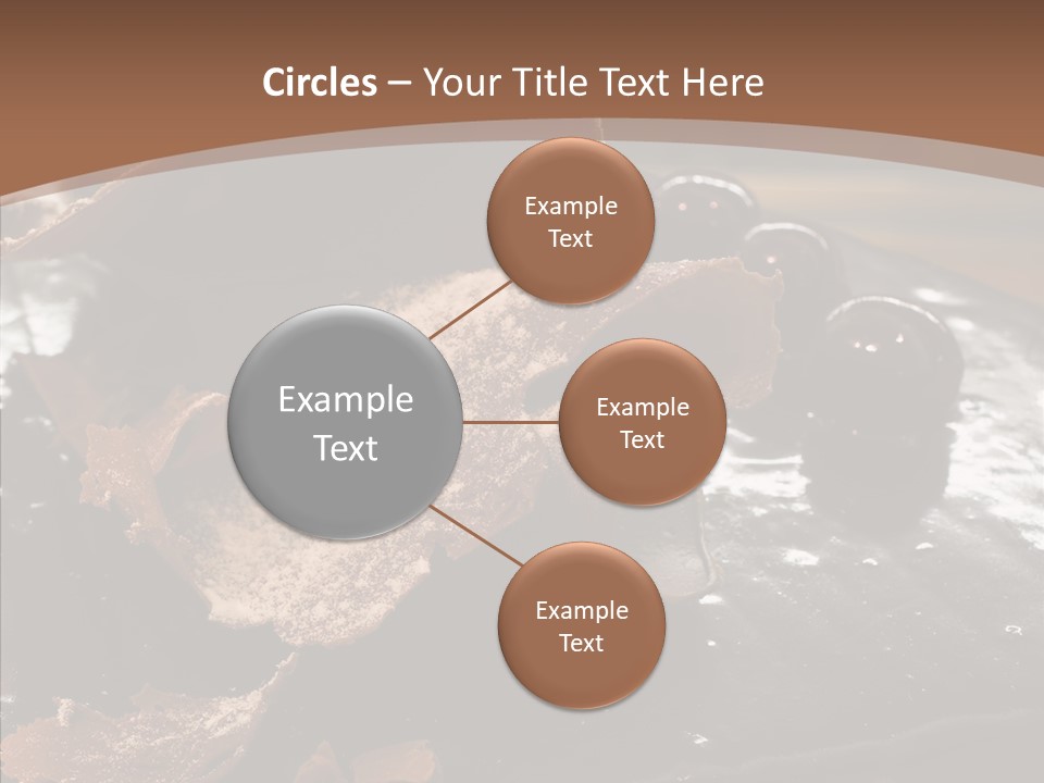 Chocolate Counter Flour PowerPoint Template