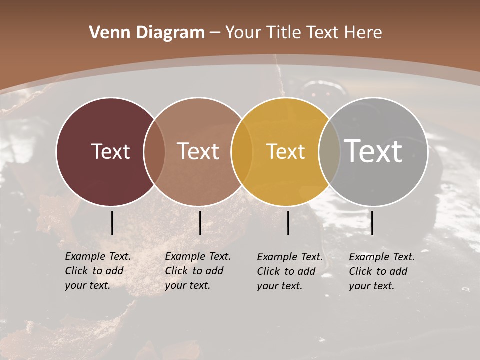 Chocolate Counter Flour PowerPoint Template