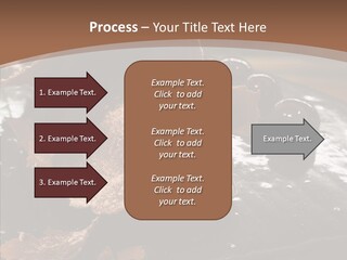 Chocolate Counter Flour PowerPoint Template