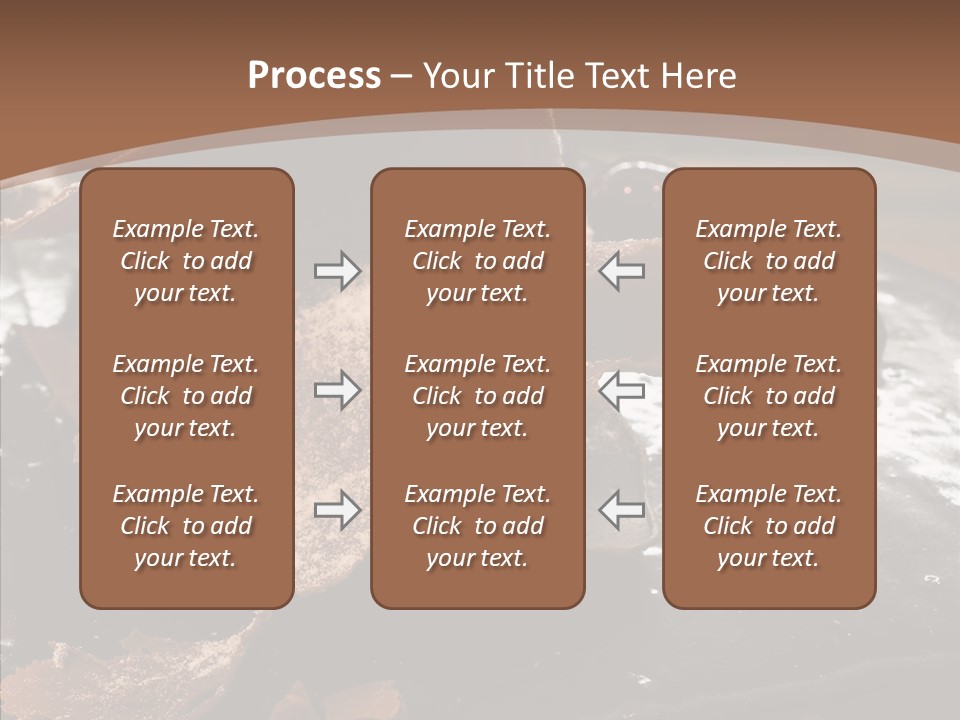 Chocolate Counter Flour PowerPoint Template