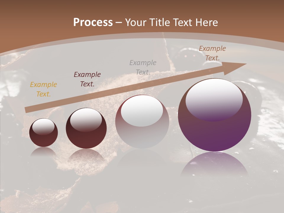 Chocolate Counter Flour PowerPoint Template