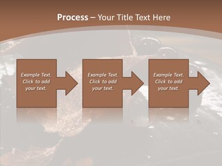 Chocolate Counter Flour PowerPoint Template