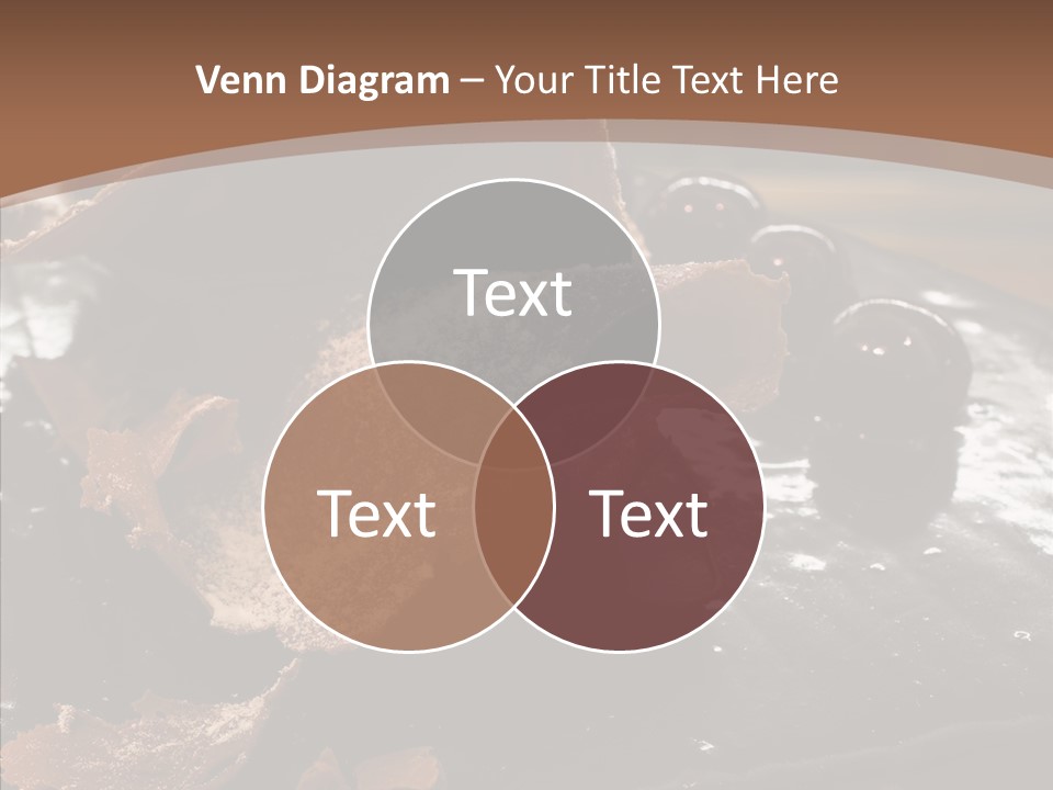 Chocolate Counter Flour PowerPoint Template