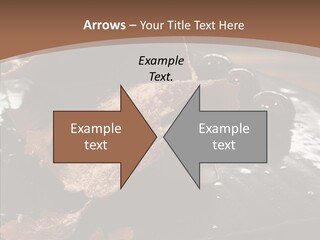 Chocolate Counter Flour PowerPoint Template