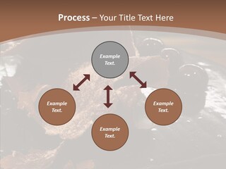 Chocolate Counter Flour PowerPoint Template